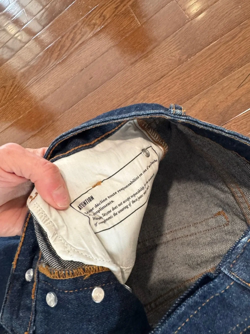 NWOT Sezane Brut Sexy Jeans in Indigo